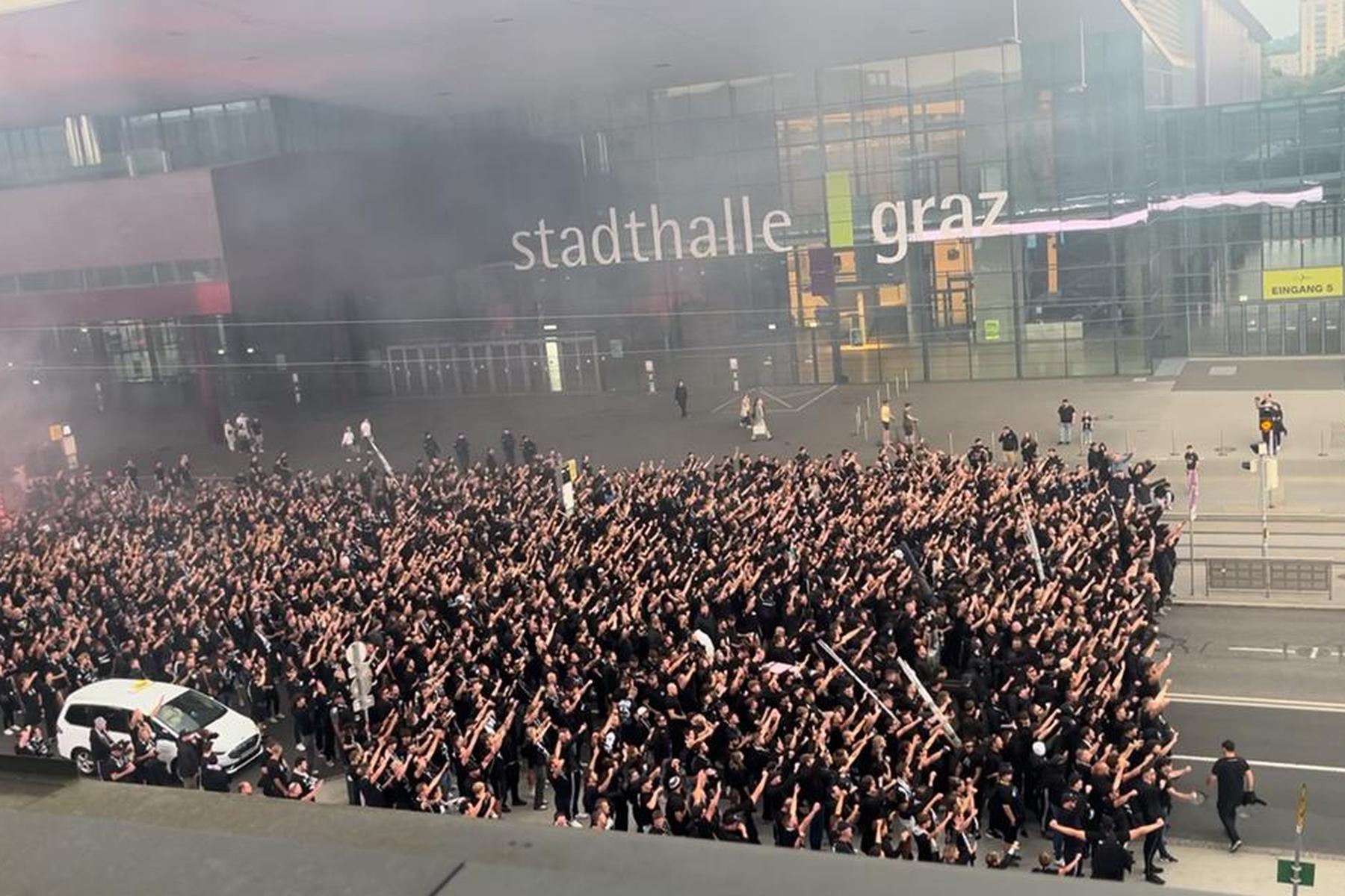 GAK gegen Sturm: Die Grazer Fans machen vor dem Derby mächtig Stimmung
