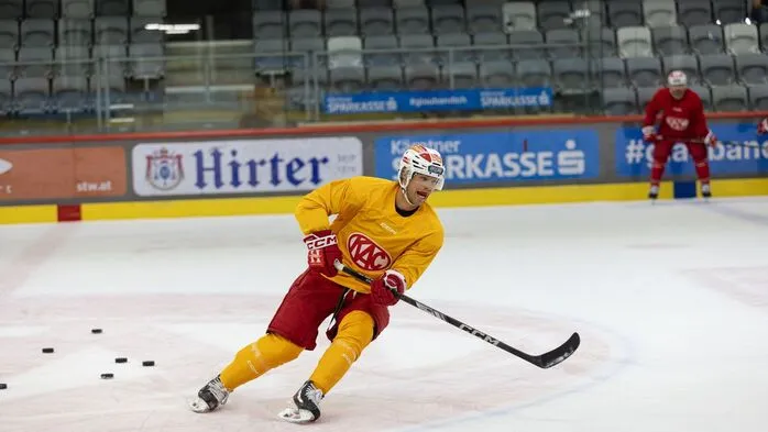 Thomas Hundertpfund trainiert noch in Gelb