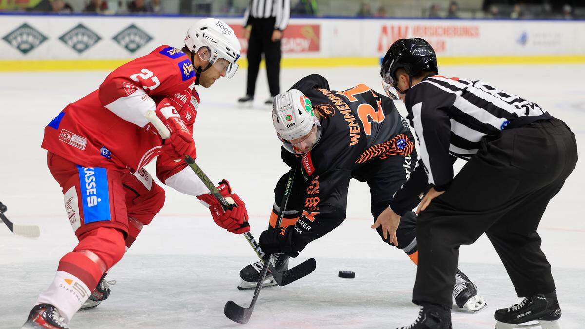 Thomas Hundertpfund feiert gegen die Graz 99ers sein Comeback