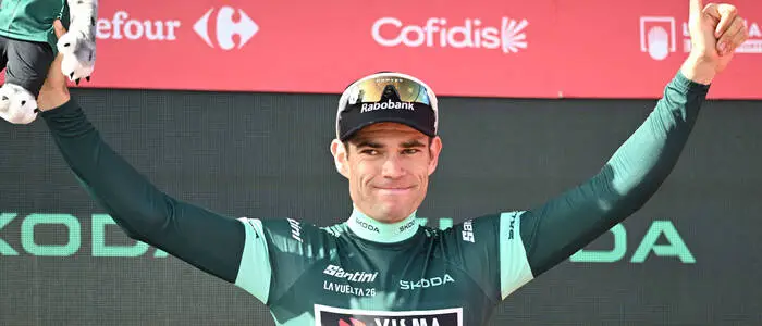 Wout van Aert gewann die 13. Etappe der Vuelta