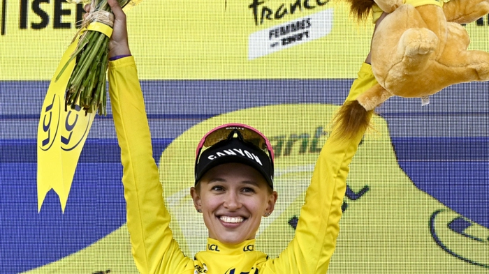 Die Polin Kasia Niewiadoma -Phinney ist neue Fürhende der Tour de France Feminin