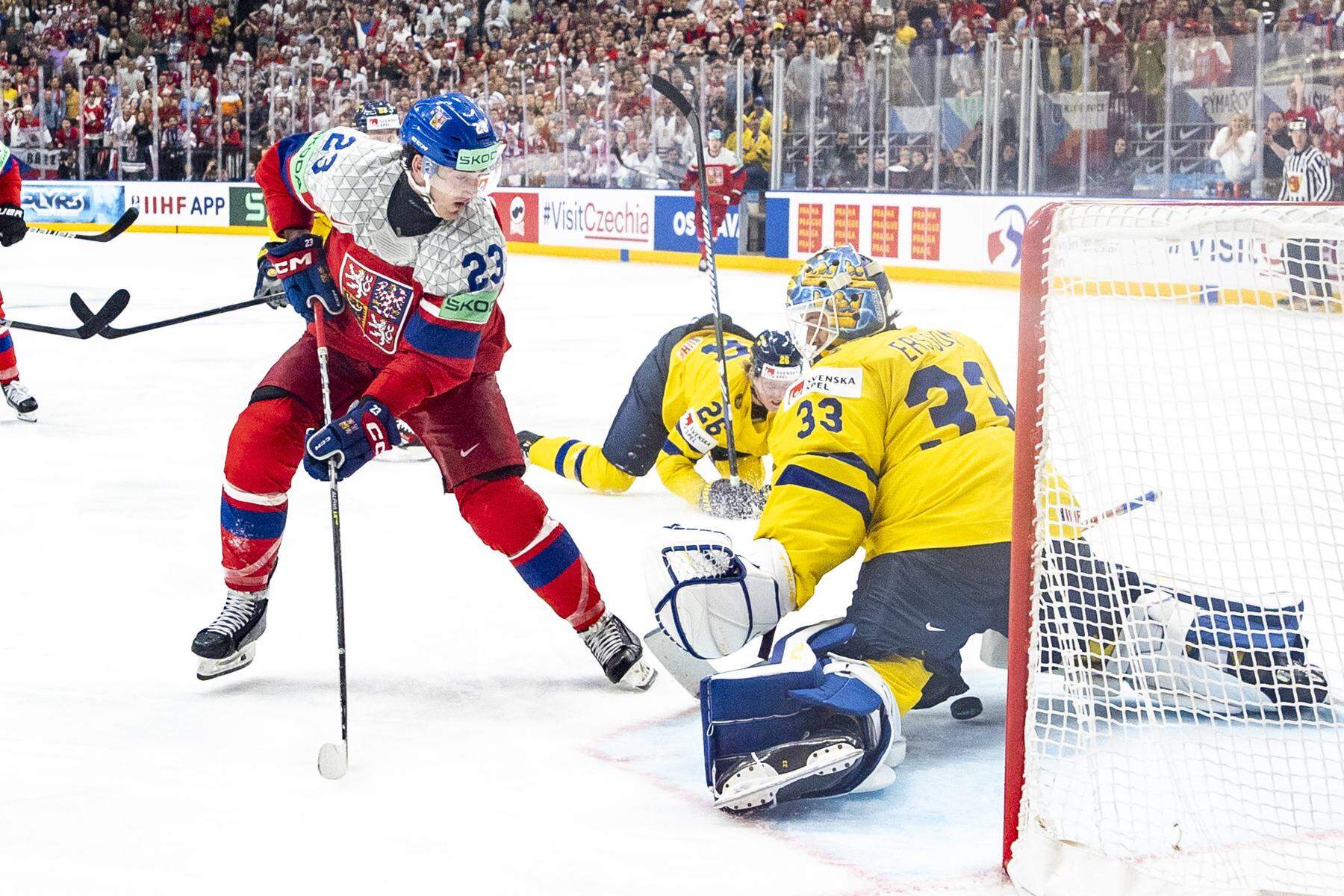 Eishockey-WM: Gastgeber Tschechien durch Sieg gegen Schweden im WM-Finale