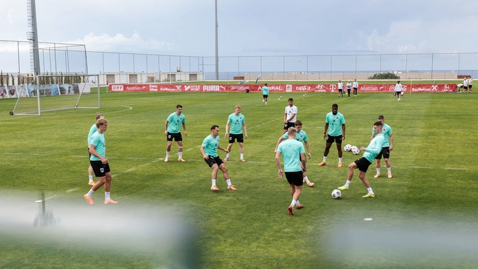 Beim ÖFB-Training wackelte die Erde