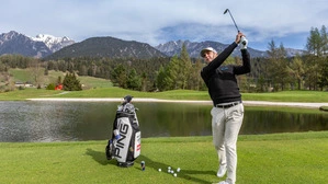 Auf dem Golfplatz in Schladming wuchs Matthias Schwab mit dem Sport auf