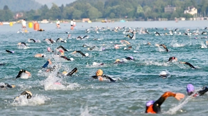 Um 6.30 Uhr startete der Ironman Austria im Klagenfurter Strandbad