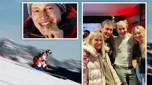 Familie Odermatt: Mutter Priska, Vater Walter, Marco (inzwischen mit Glatze) und Schwester Alina 