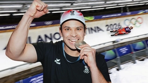 Jonas Müller holte bei Olympia in Cortina zweimal Silber