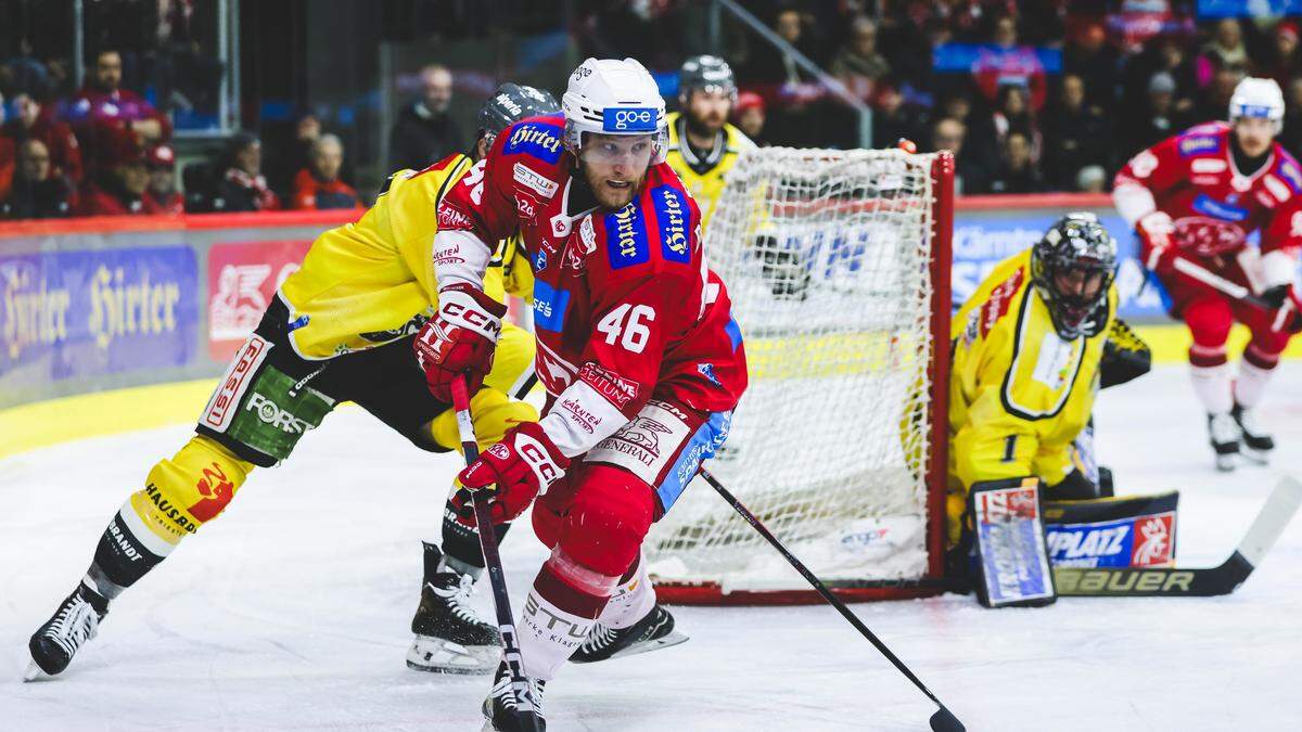 Der KAC feierte gegen Pustertal den dritten Sieg in Serie