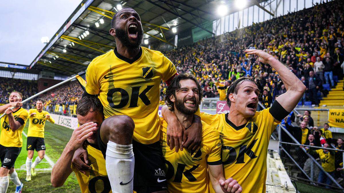 Großer Jubel bei NAC Breda nach der Rückkehr in die Eredivisie