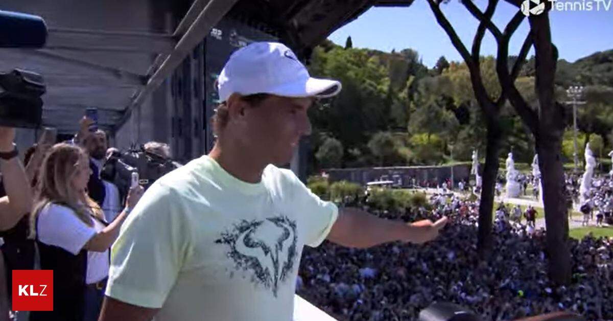 Rafael Nadal bid farewell by thousands of fans