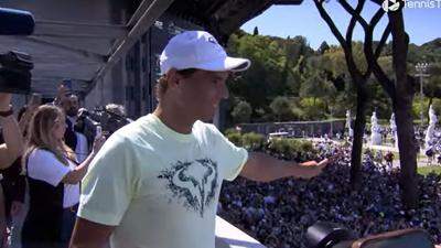 Rafael Nadal wurde in Rom gefeiert