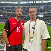 Daniel Kalajdzic mit seinem Bruder Sasa