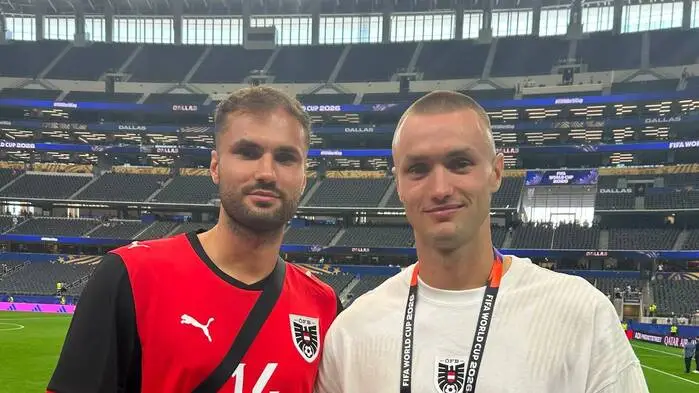 Daniel Kalajdzic mit seinem Bruder Sasa