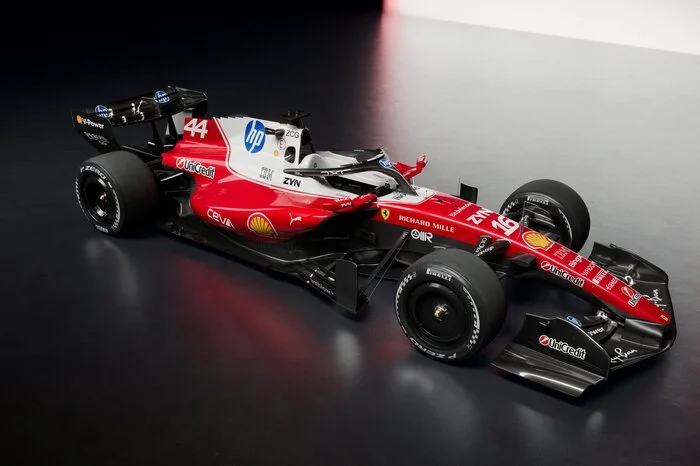 Team: Ferrari. Fahrer: Charles Leclerc und Lewis Hamilton.