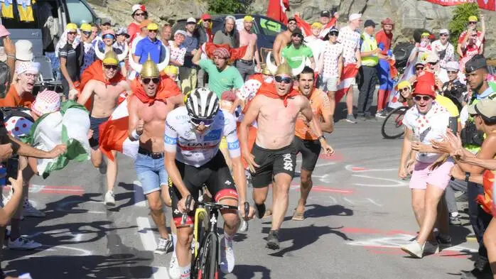 Tadej Pogačar konnte in Alpe d‘Huez noch keinen Sieg feiern