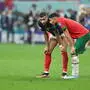 2022 standen sich Kylian Mbappe (links) und Achraf Hakimi bereits gegenüber