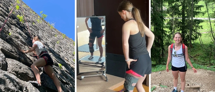 Kristina Holzfeind zwischen Reha, Training und Sport
