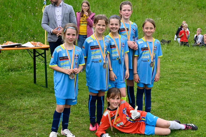 LOKAL 2024-05-23, Wernberg Volksschul Fussball Cup
im Bild:VS Cup Mädchen 2. Damtschach Wernberg 
Credit Photo by: Hermann Sobe 