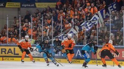 Die 99ers sicherten sich in Linz den Gewinn des Grunddurchgangs