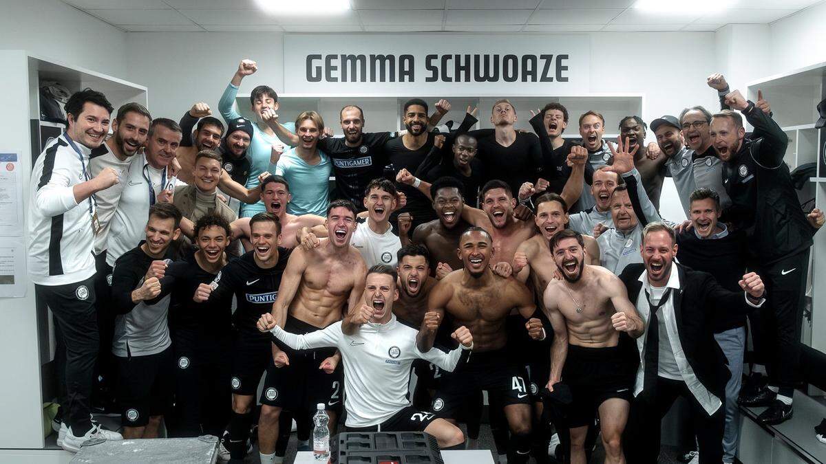 So jubelte Sturm über den ersten Champions-League-Sieg seit 8681 Tagen