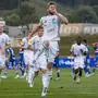 WOLFSBERG,AUSTRIA,25.AUG.24 - SOCCER - ADMIRAL Bundesliga, Wolfsberger AC vs Grazer AK 1902. Image shows the rejoicing of Dominik Baumgartner (WAC).   Photo: GEPA pictures/ Matthias Trinkl