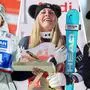 Lisa Eder, Lindsey Vonn und Sabine Payer (von links)