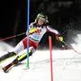 FLACHAU,AUSTRIA,10.JAN.23 - ALPINE SKIING - FIS World Cup, night slalom, ladies. Image shows Katharina Liensberger (AUT). Photo: GEPA pictures/ Mario Buehner