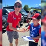 Autogramme sind beim Kids-Camp in Villach heiß begehrt, auch Maxi Ortner hatte Spaß dabei