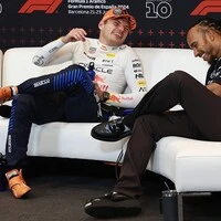 Max Verstappen und Lewis Hamilton hatten Spaß