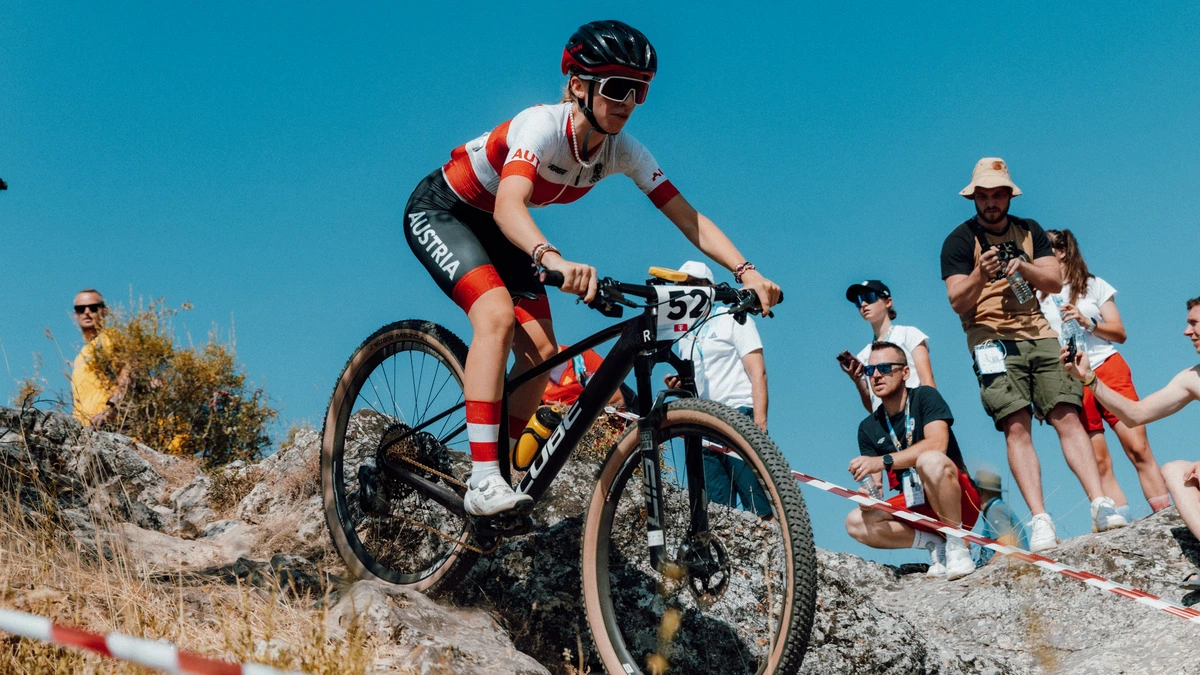 Sandra Pink auf dem Weg zu Platz neun bei den EYOFs