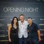Gabriela Sabatini mit Mallorca-Championships-Veranstalter Edwin Weindorfer und Turnierdirektor Toni Nadal 