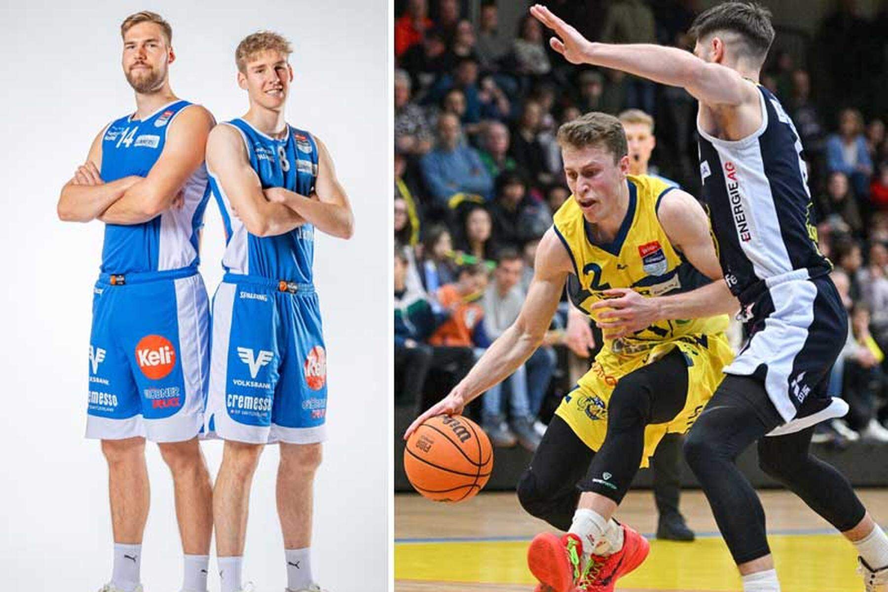 Basketball-Finale: Daniel Köppel & Lukas Simoner: Zwischen „Cinderella-Story“
und „Abräum“-Aktionen