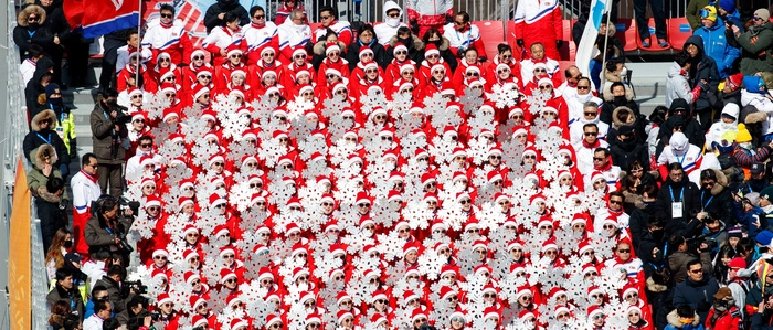 Das Bild der nordkoreanischen Cheerleader 2018 bei den Alpinbewerben ging um die Welt