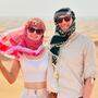 Anna Gandler ihr Freund Emilien Claude urlaubten in Dubai