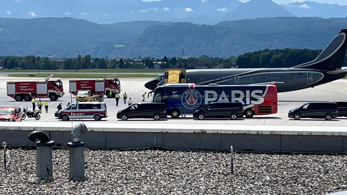 Alarm herrschte nach der Landung von PSG