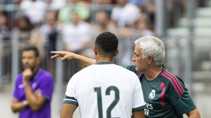 Mourinho gab in Klagenfurt Anweisungen