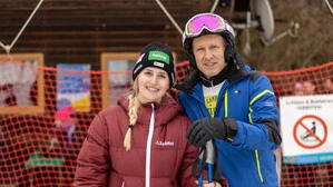 Elina Stary mit Papa Roman