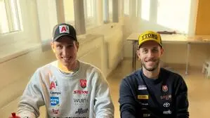 Julian Hörl und Moritz Pristauz drücken die Schulbank
