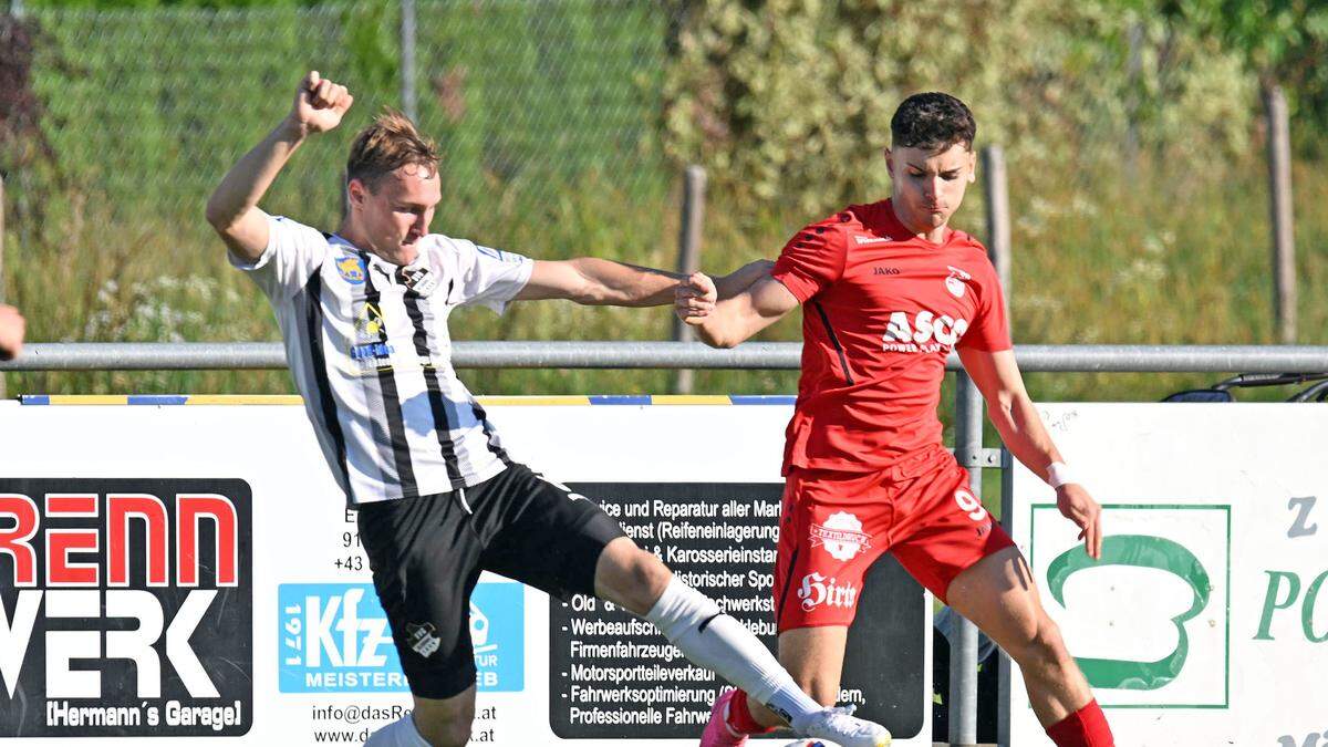 Bleiburgs Marcel 
Primozic und Mario Müller treffen am Samstag 
erneut aufeinander