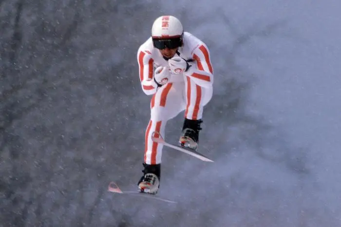 Bildnummer: 01828349  Datum: 14.02.1980  Copyright: imago/Sven Simon
Harti Weirather (Österreich); Abfahrt, quer, Sprung, springen Olympische Winterspiele Lake Placid 1980, Olympia, Olympiade, Spiele, Ski Alpin, Skisport, Vdia Whiteface Mountain Alpiner Skilauf OS Winter Herren Einzel Einzelbild Aktion Personen