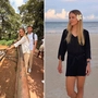 Anna Gandler mit ihrem Freund Emilien Claude in Kenia