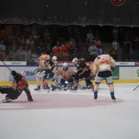 Die Haie kamen mit einem 0:4 aus Wien in den Bunker