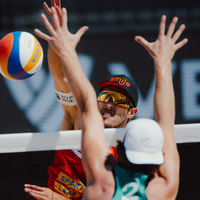 Für Moritz Pristauz (im Bild) und Philipp Waller war das Achtelfinale eine klare Angelegenheit