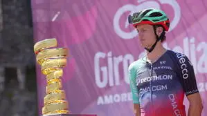 Der ganz große Coup beim Giro ist für Felix Gall wohl außer Reichweite