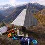 Der Gedenkstein für den verunglückten Andre Drege am Großglockner