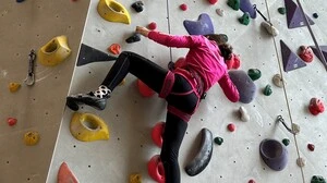 Lilli Laschitz hat mit sieben Jahren den Klettersport für sich entdeckt