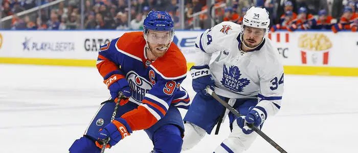 Connor McDavid (Edmonton Oilers) und Auston Matthews (Toronto Maple Leafs) treffen im Olympiafinale erneut aufeinander