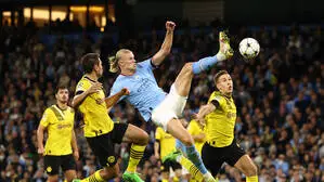 2022 traf Erling Haaland sehenswert gegen Dortmund