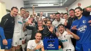 In der Kabine wurde gefeiert