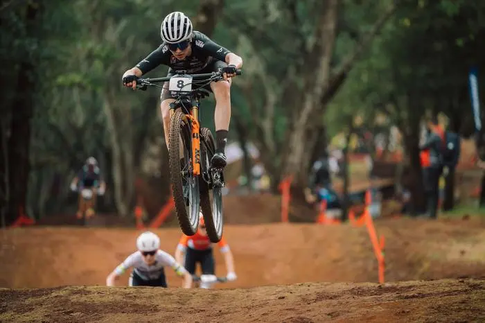 Katharina Sadnik in Aktion